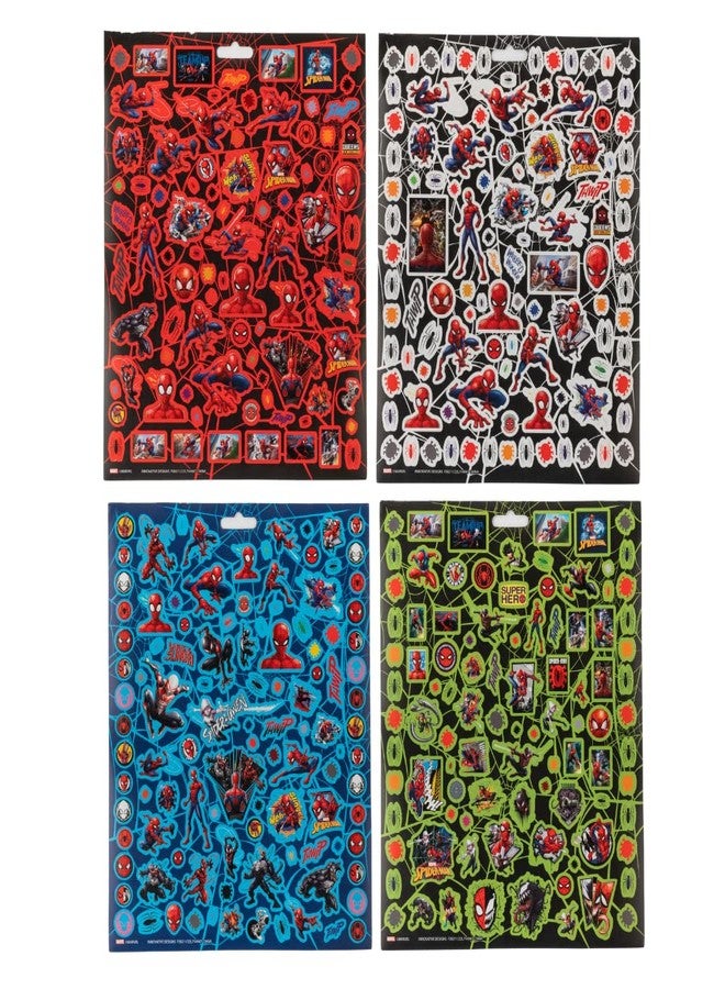 Innovative Designs Marvel Spiderman Stickers for Kids, 14 Sheet Spiderman Sticker Book Set Including Puffy Stickers, 1200+ Stickers - Image 4